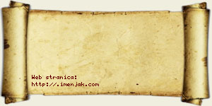 Anđelija Bjelonić vizit kartica